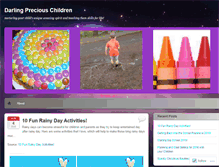 Tablet Screenshot of darlingpreciouschildren.com